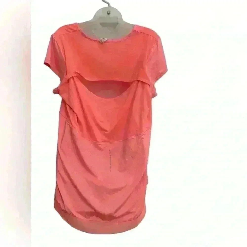 Champion Neon Pink Tee Mesh Detail Size XXL - Picture 2 of 3